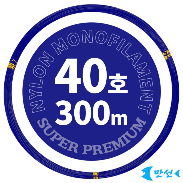 갈치기둥줄 자작 부드러운경심줄 40호블루 300m HCMNM