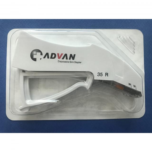 ADVAN 35R 의료용 스킨 스테플러 피부 자동 봉합기 Skin Stapler, 1개