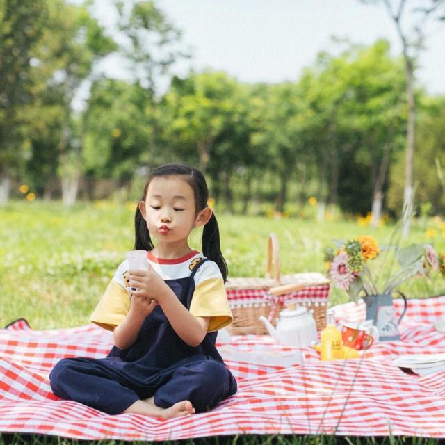 URBAN 야외 피크닉 매트 방습 패드 취사 잔디 깔개 모래밭 파행 큰 방수 플러스 두 꺼 운 빨간색 흰색 칸 150 * 200 cm