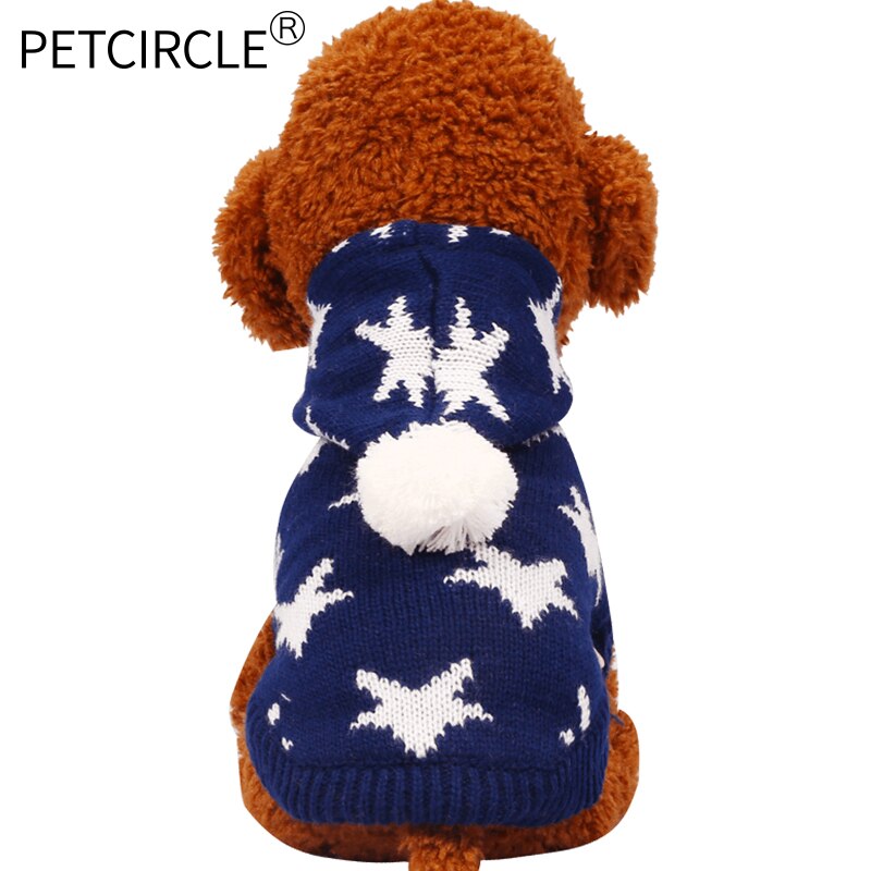 Petcircle 새 자격 애완 동물 강아지 옷 겨울 크리스마스 모자 따뜻한 강아지 스웨터 치와와 니트 강아지 의류 애완 동물 제품, pink^+0