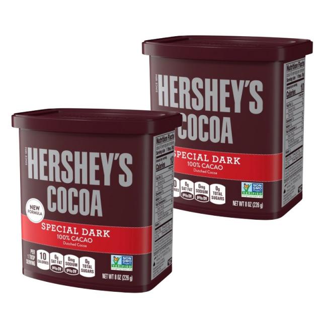 Hershey's 코코아 100% 카카오 스페셜 다크 226g 2개