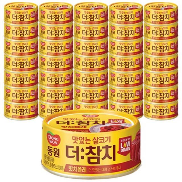 동원 더참치 통조림 핫치폴레 90g, 36개