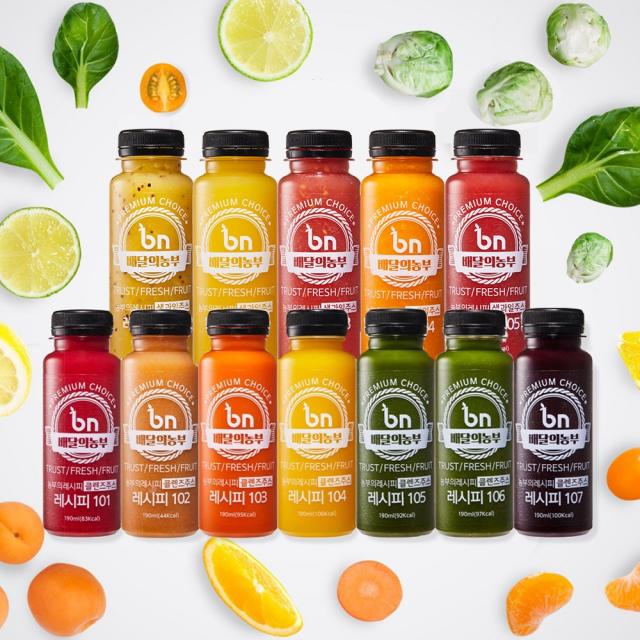 드림스토리 배달의 농부 레시피 생과일 골드 키위 사과 제주 한라봉 감귤 딸기 토마토 배 파인애플 클렌즈 당근 비트 생강 양배추 브로콜리 망고 파프리카 케일 밀싹 시금치 아침 건강 ABC 과채 야채 다이어트 해독 디톡스 식이섬유 음식 주스 착즙 음료 과즙 쥬스 즙, 20병, 클렌즈주스 레시피104