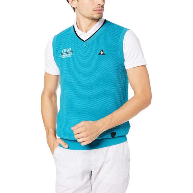 [le coq sportif / GOLF COLLECTION] 미드라 QGMOJL80 남성 블루 일본 LL (한국 사이즈 2L 상당)