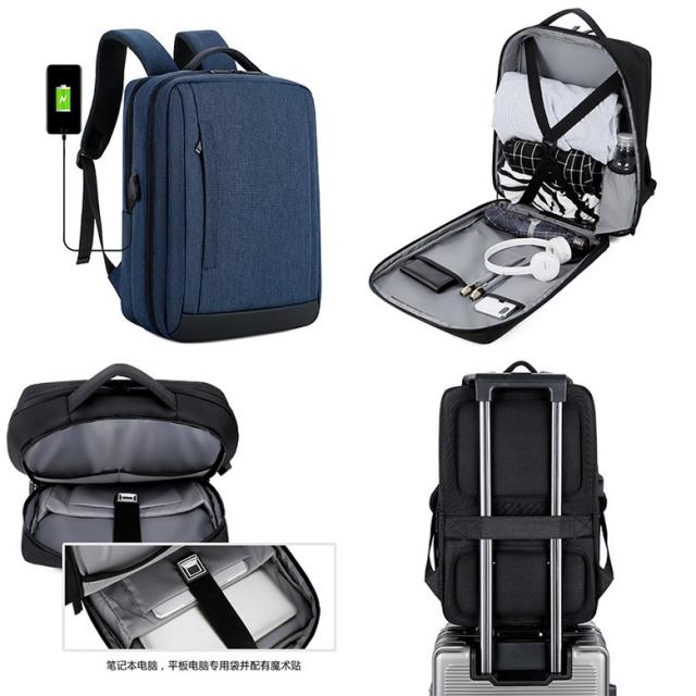 레노버 델 아수스 샤오 미 테크 14 인치 15.6 인치 17.3 노트북 백팩 노트북가방 배낭 컴퓨터 가방 HP 화웨이 영광 16.1 인치 비즈니스 캐주얼 컴퓨터 배낭 여행 가방, 짙은 청색 (180도에서 열거 나 닫을 때 충전 가능)