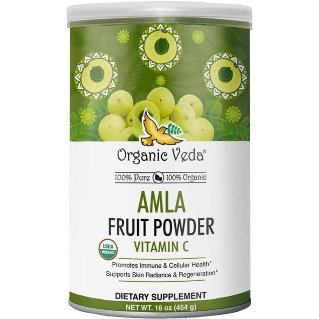 미국직구 Organic Amla Fruit Powder 16oz 1lb. Usda Certified Organic 100% Pure And Natural Super Food Sup 수량 상세참조