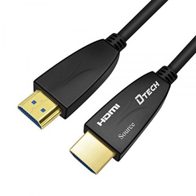 DTECH 3 피트 광섬유 HDMI 케이블 4K 60Hz HDR 444422420 크로마 서브 샘플링 18Gbps 고속 벽 내정 격 (1 미터, 단일상품
