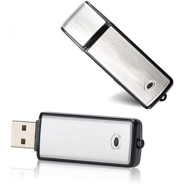 8G Mini Digital Voice Recorder â < Podazz Sound Active 90시간 분량의 USB 충전식 메탈 케이스 녹음기> 강연회용 녹, 단일옵션, 단일옵션