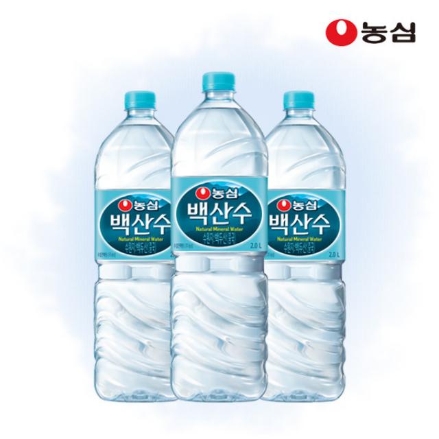 [농심] 백산수 2L x 12병 생수, 상세 설명 참조, 선택:농심 백산수 2리터 12병