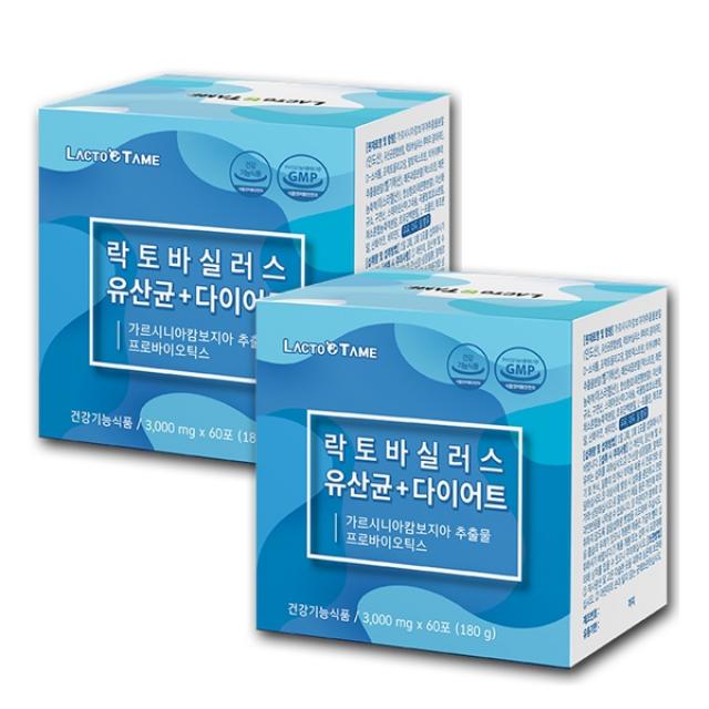 락토테미 락토바실러스 유산균 다이어트 프로바이오틱스 건강기능식품 120포, 1개, 3000mg