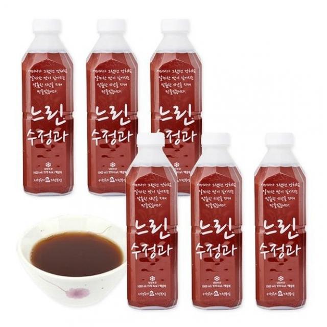 서정옥의 느린부엌 느린 수정과 1000ml * 6입