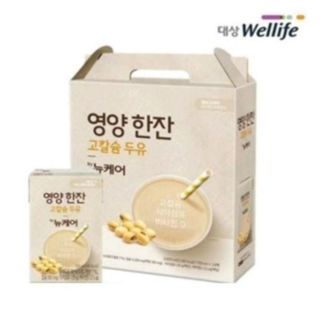 대상웰라이프 뉴케어 영양한잔 고칼슘 두유 150ml 24팩정성을 담아, 24팩