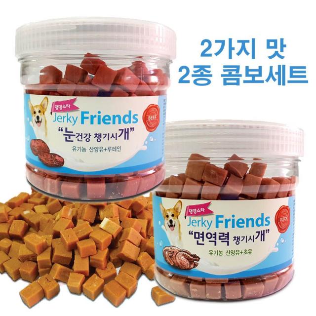 H무배 나의펫 져키프랜즈 2종 600g 루테인 초유 // 훈련 칭찬 예절교육, 1개, 기본값, 기본값