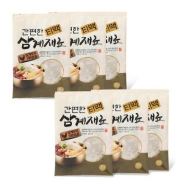 케이웰니스 간편한 티백 삼계재료, 35g, 3개