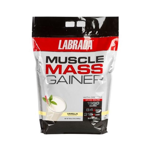 Labrada 라브라다 머슬매스 게이너 5.4kg 벌크업 초코 맛, 1포, 12lb