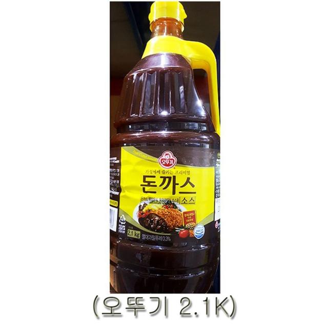 오뚜기 돈까스소스 2.1Kg 정성가득 맛있는소스 간단요리 건강에좋은음식 경양식돈까스소스 돈가스소스 돈까스소스 맛있는소스 업소용식자재 업소용식재료 정성가득, 본상품선택