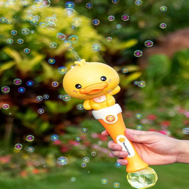 제노 버블건 비누방울 버블드라이어 어린이 장난감 마법봉 망루 소녀심전동전자, 옵션02