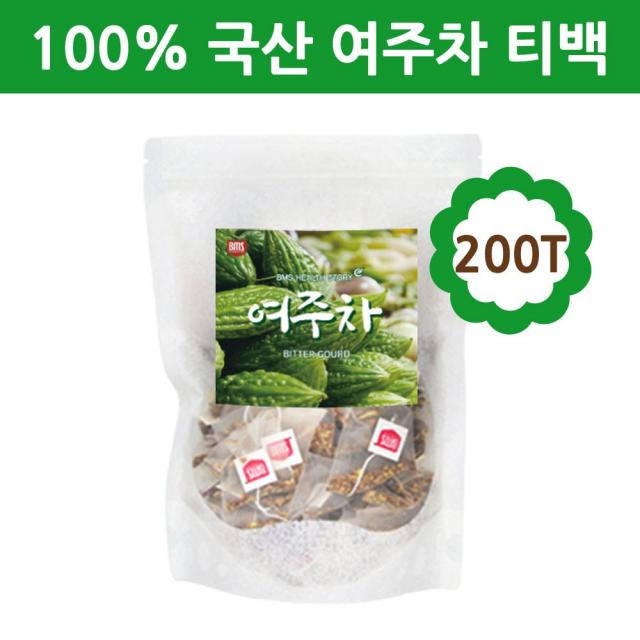 국산 여주차 티백 말린여주 건여주 볶은여주 생 열매 100% 국내산 무첨가 100프로 식수용 카페용 대용량 삼각티백 홈쇼핑, 2개, 100티백