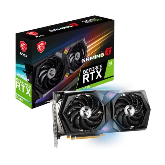 MSI 지포스 RTX 3060 게이밍 X D6 12GB 트윈프로져8 그래픽카드 (MSI코리아)