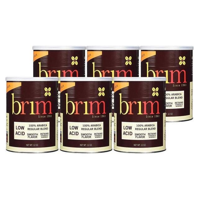 Brim Coffee 부림 낮은 산 그라운드 커피 정기적 인 블렌드 12 OZ (팩 -, 상세설명참조, 선택