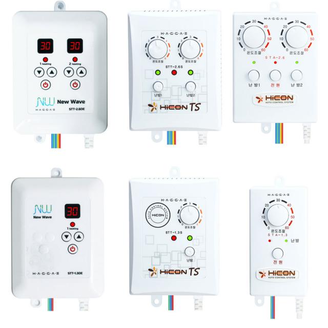 써브텍 자동온도조절기 STT-2.6 STA-2.6 전기온돌판넬 필름난방, STT-2.6DE(디지털조절기2.6kw)