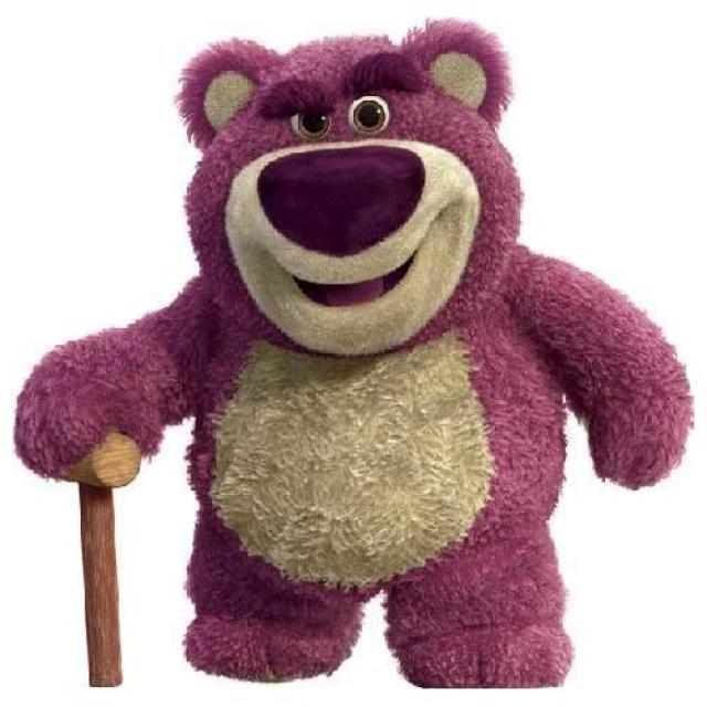 8 인치 Lotso Lots -'Huggin '곰 장난감 이야기 디즈니 Pixi 분리형 박탈 자체 접착 비닐 장식 벽 스티커 아트 어린이 방 홈 장식 소녀 어린이 침실 보육 8 x 8 인치, 본상품