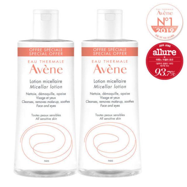 아벤느 미셀라 클렌징 워터, 500ml, 2개