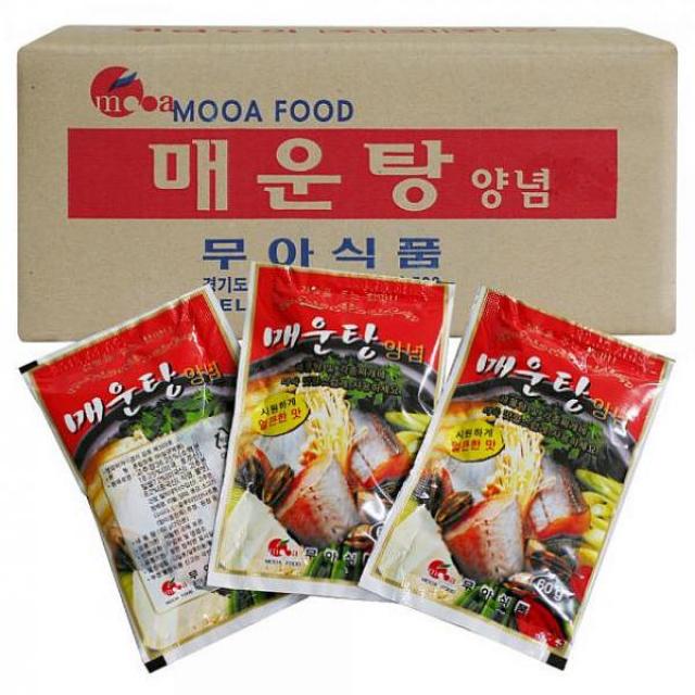 린다씨컴퍼니 청지기 매운탕 양념 60g X 100개 조림 찌개양념, 1