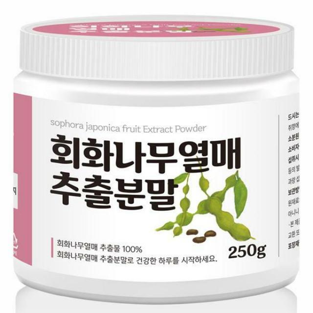 회화나무열매 추출분말 250g, 회화나무열매 추출분말 250g /1병