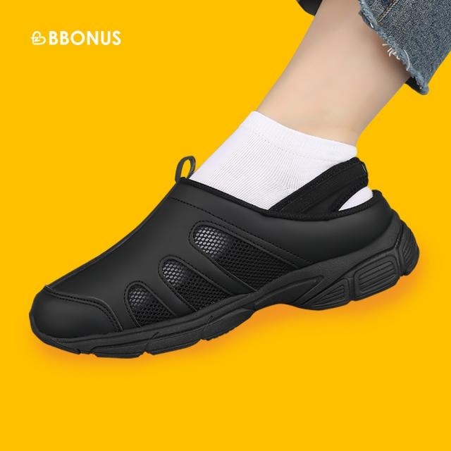 뽀너스 시그니처 샌들 블랙 간호화 남녀공용