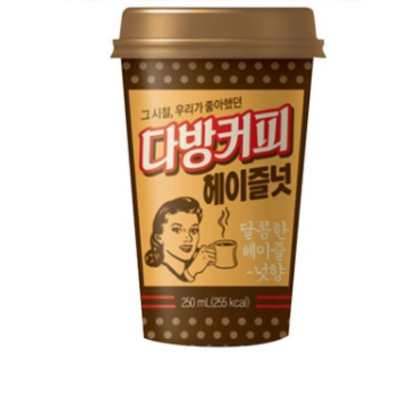 동원에프엔비 소와나무 다방 커피 헤이즐넛, 250ml, 6개