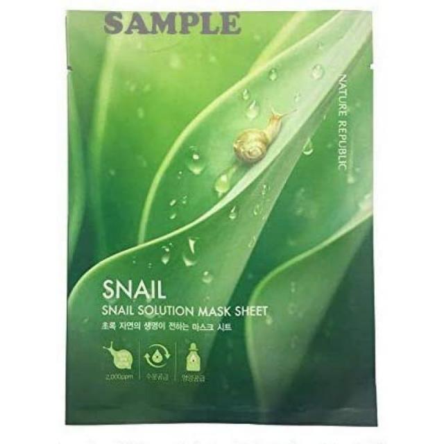 30pcs 저가 가격 팩이 성격 공화국 SNAIL 해결책 예심 얼굴 팩에 의하여 시트를 깝니다, 1