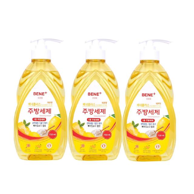 [빠른배송]베네플러스 주방세제 750ml x3개(무료배송)