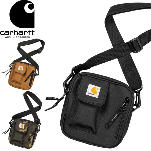 칼하트WIP 에센셜백 스몰 카모 브라운 블랙 미니크로스백 보조가방 커플템 CARHARTT WIP Essentials Bag I006285.89.90