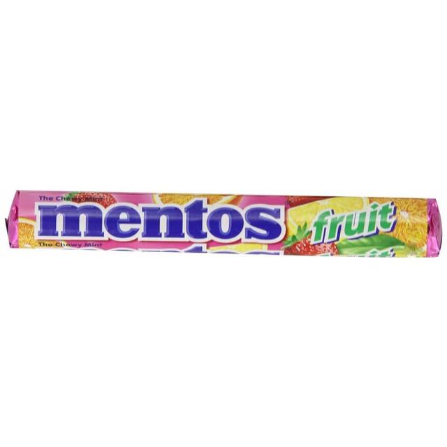 Mentos 멘토스 츄위민트 캔디롤 프룻믹스 1.32oz 30EA, 1개