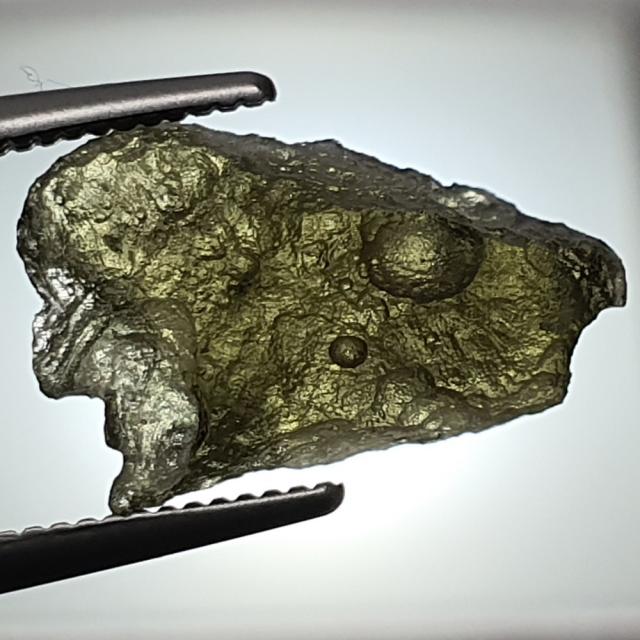 운석 METEORITE 몰다바이트 MOLDAVITE 충격암 3.2ct 체코 3ct10