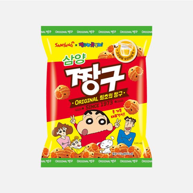 삼양짱구 스낵, 115g, 12개