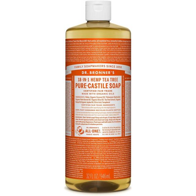 Dr. Bronner 's-순수성 액체 액체 비누 (차 나무 32 액량 온스 (1 팩), 1, 단일상품