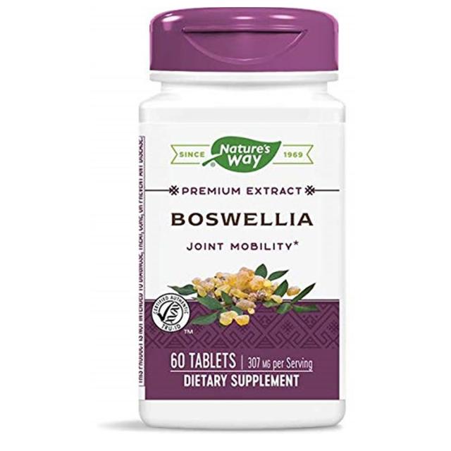 Nature's Way Standardized Boswellia Joint Mobility 표준화 보스웰리아 관절 기동성 보충제 60정 2팩