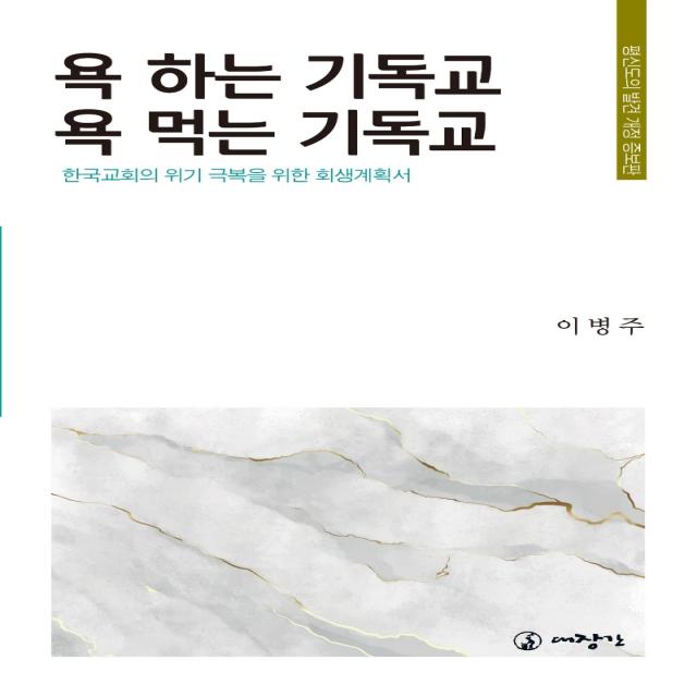 욕 하는 기독교, 욕 먹는 기독교:한국교회의 위기 극복을 위한 회생계획서, 대장간, 9788970715414, 이병주 저