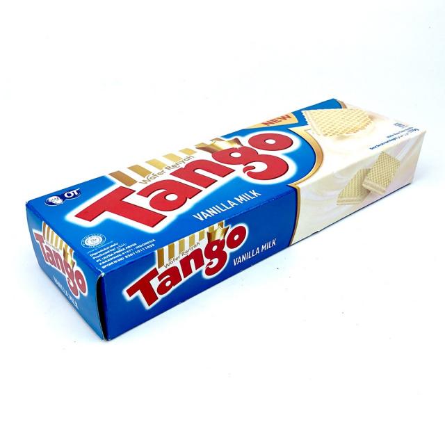 아시아푸드 탕고 와퍼 렌야 바닐라 TANGO WAFER RENYAH VANILLA MILK, 1개, 176g