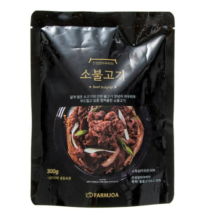 친정엄마꾸러미 소불고기 (냉동), 1개, 300g