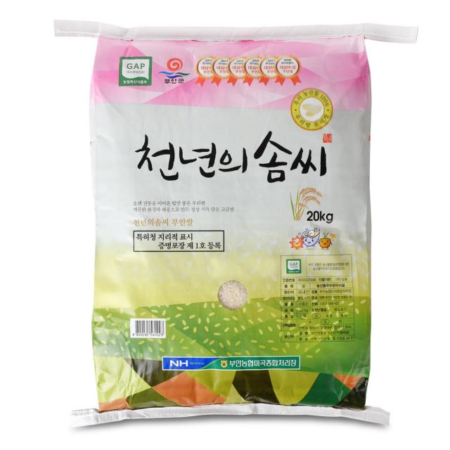 두보식품 천년의솜씨 신동진쌀 20kg 1개