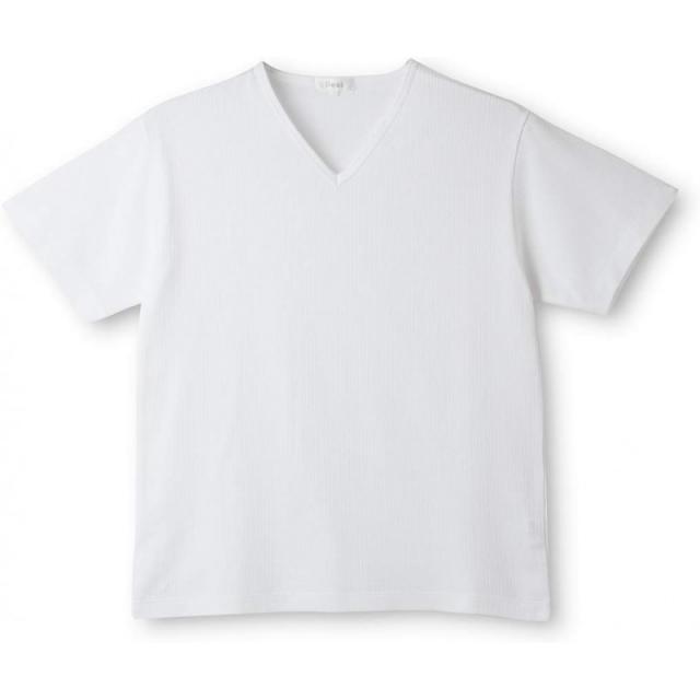 Deol(사실 오르)소취 T셔츠 V네크(흰색/LL사이즈)남녀 겸용 겨드랑이가 구린 대책 일본산[급속도 분해 소