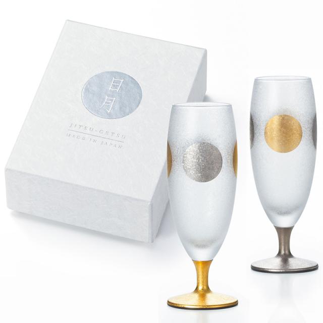 ADERIA 수입 돌 무덤 초자 일월 샌딩 샴페인 위스키 커풀 결혼 선물, 일월 높은굽 커풀 컵