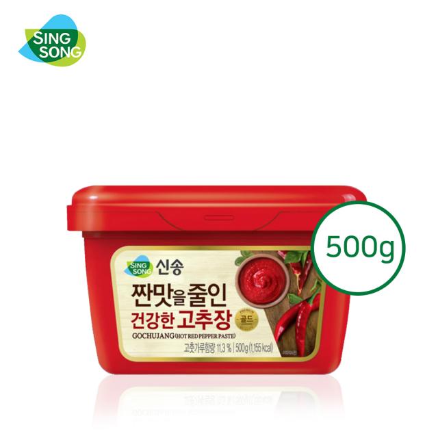 신송 짠맛줄인 건강한 고추장, 500g, 1개