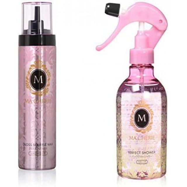 【세트 구매] 마시리 구로스스후레 왁스 (털이 웨이브) 150g & 퍼펙트 샤워 (웨이브) 잠버릇 다시 스타일, 1