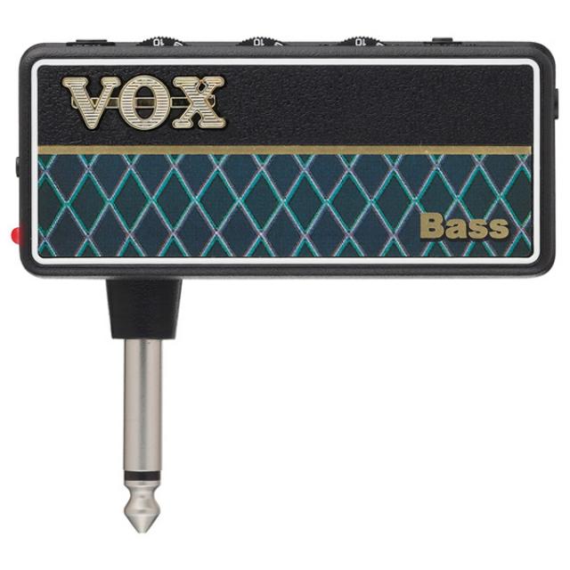 VOX amPlug2 Bass AP2-BS 헤드폰 기타 앰프 (베이스 전용 / 리듬패턴 내장 / 이펙터 내장)