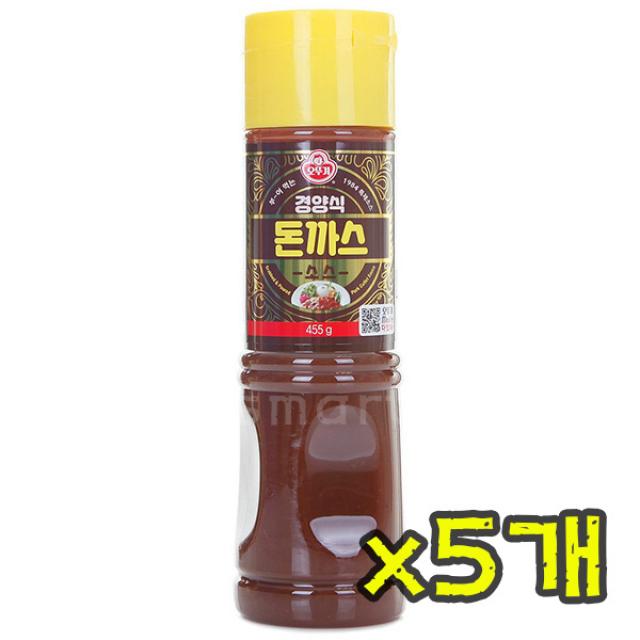 K마켓 오뚜기 경양식 돈까스 소스455g 돈가스, 5개, 455g