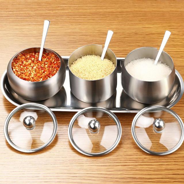 상질 설탕통 소스통 가정용 식기 보관 용기 조미료통 84호 W0lyqp, FREE, 사진색 ZS XH